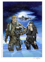 BUCK DANNY T54 Couverture "La Nuit du Spectre"