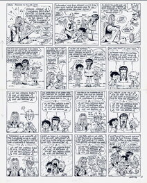 Marcel Gotlib - Hamster Jovial et ses louveteaux - Planche originale