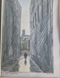 André Juillard - Rue des Chantres - Original Illustration
