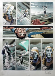 Patrizio Evangelisti - FOURMI BLANCHE    T1 DU FOND DES ABYSSES   couleur directe - Planche originale