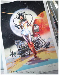 Space pinup Space pinup