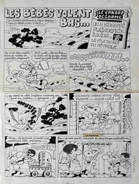 Jean-Claude Poirier - Horace cheval de l’ouest - Planche originale