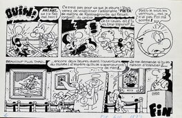 Jean-Claude Poirier - Supermatou - Planche originale