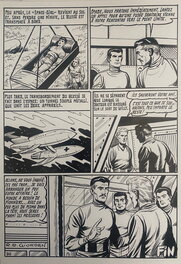 Raoul Giordan - Raoul Giordan, planche originale, "MÉTEOR", "le Virus Timéo". - Comic Strip