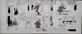 Chic Young - (Partial) Blondie Sunday strip, February 24 1946 - Planche originale