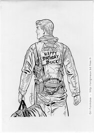 Gil Formosa - Buck DANNY - Spirou annonce - Planche originale