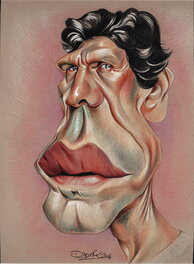 Djony - Djony : Caricature de Marc Lavoine - Original Illustration