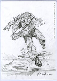 Gil Formosa - Buck DANNY F-18 - Planche originale
