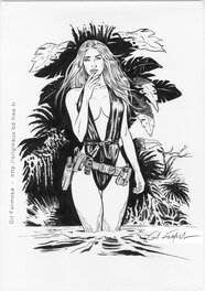 Gil Formosa - Lady X ? - Planche originale