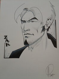 Alain Peticlerc - Zak - Illustration originale