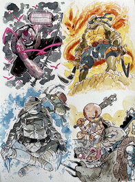 Guillaume Singelin - Commission Collective TMNT label 619 - Comic Strip