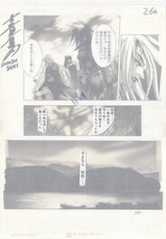 Lettering page on vellum