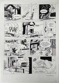 Luc Cromheecke - Tom Carbone "Agiter avant l'emploi" Page 28 - Planche originale