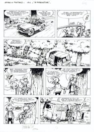 Jean-Claude Fournier - 1969 - Spirou et Fantasio : le Faiseur d'Or - Planche originale