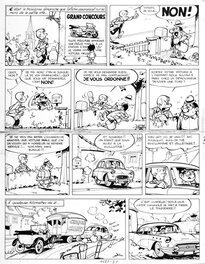 Francis - 1966 - Marc Lebut : Allegro Ford T - Planche originale