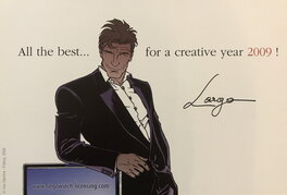 Carte de voeux Largo winch 2009