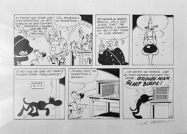 Michel Janvier - 2010 - Rantanplan : Morts de rire - Planche originale