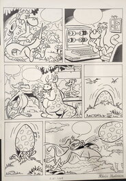 Nikola Maslovara - Nikola Maslovara - Dinosaure - Planche originale