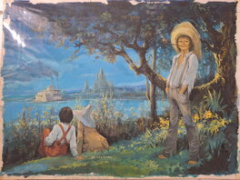 Jean Sidobre - Couv. Tom Sawyer - Couverture originale