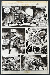 John Buscema - Savage SWORD OF CONAN #76  original page 44 Marvel Comics 1982 - Comic Strip