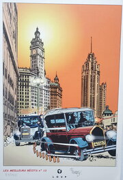 Ex-Libris Sérigraphie LOUP  20,5 x 29,4