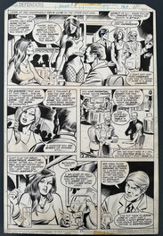 Ed Hannigan - The DEFENDERS #58 original page 9 VALKYRIE Marvel Comics 1974 - Comic Strip