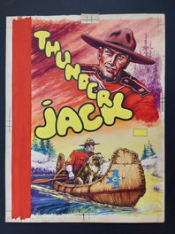 La Couverture Originale de Chott de THUNDER JACK au Format entier de 25 par 32,5 Cm La Couverture Originale de Chott de THUNDER JACK au Format entier de 25 par 32,5 Cm