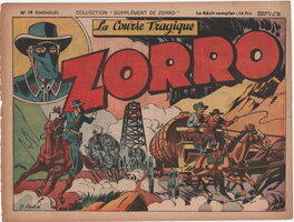 Impression de la couverture du supplément de Zorro n°19 : La course tragique Impression de la couverture du supplément de Zorro n°19 : La course tragique