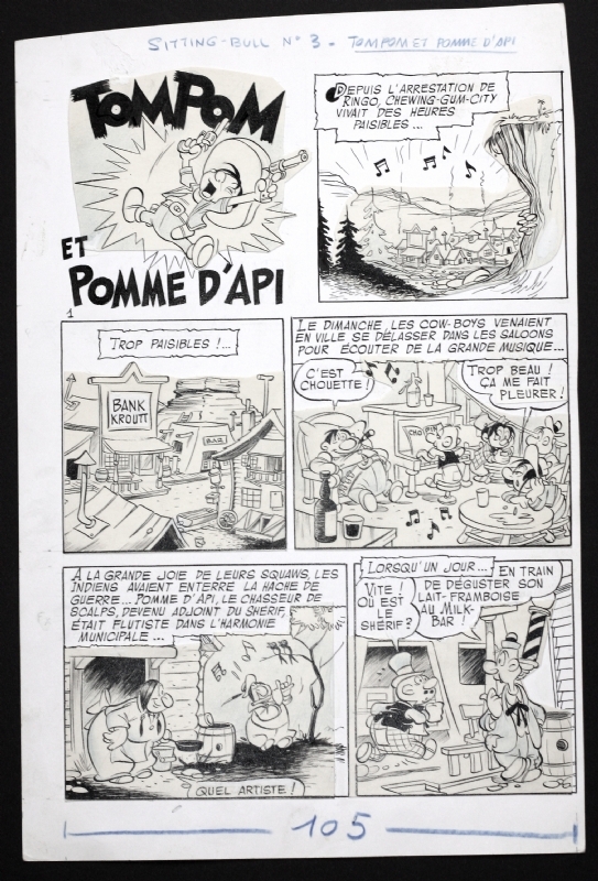 Marin, pl1 de Tom Pom et pomme d'api by Claude Marin - Comic Strip
