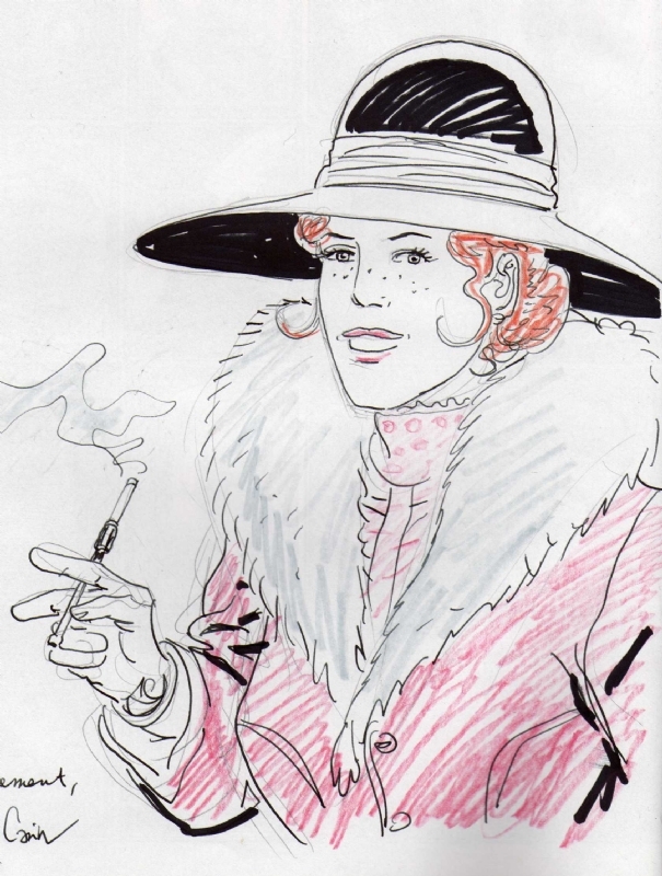 Francis Carin, Diane Corman Victor Sackville Dédicace