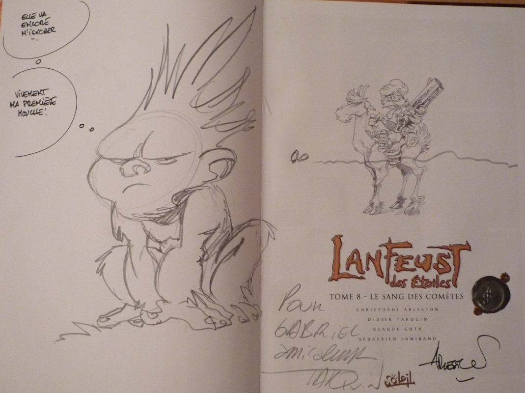 Didier Tarquin Lanfeust des étoiles par Didier Tarquin Dédicace