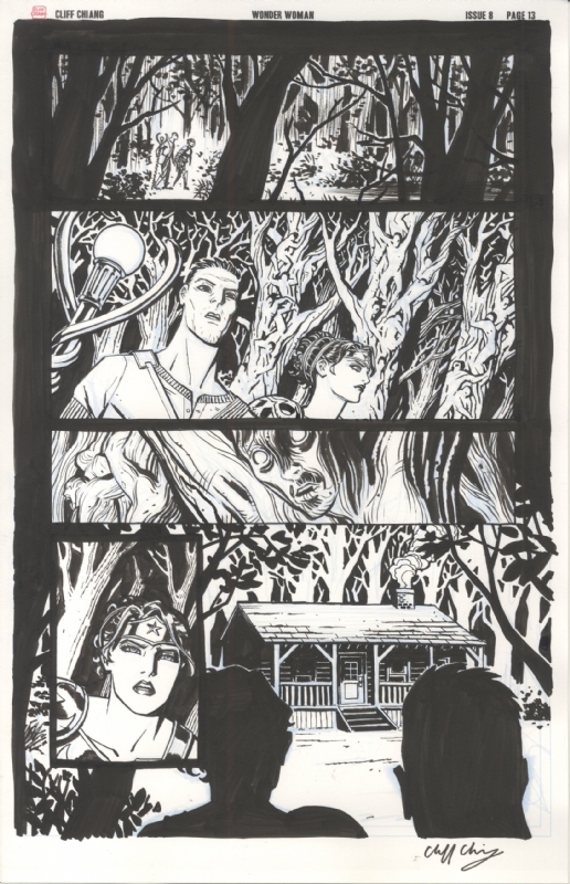 Wonder Woman New 52 #8 page 13 par Cliff Chiang, Brian Azzarello - Planche originale