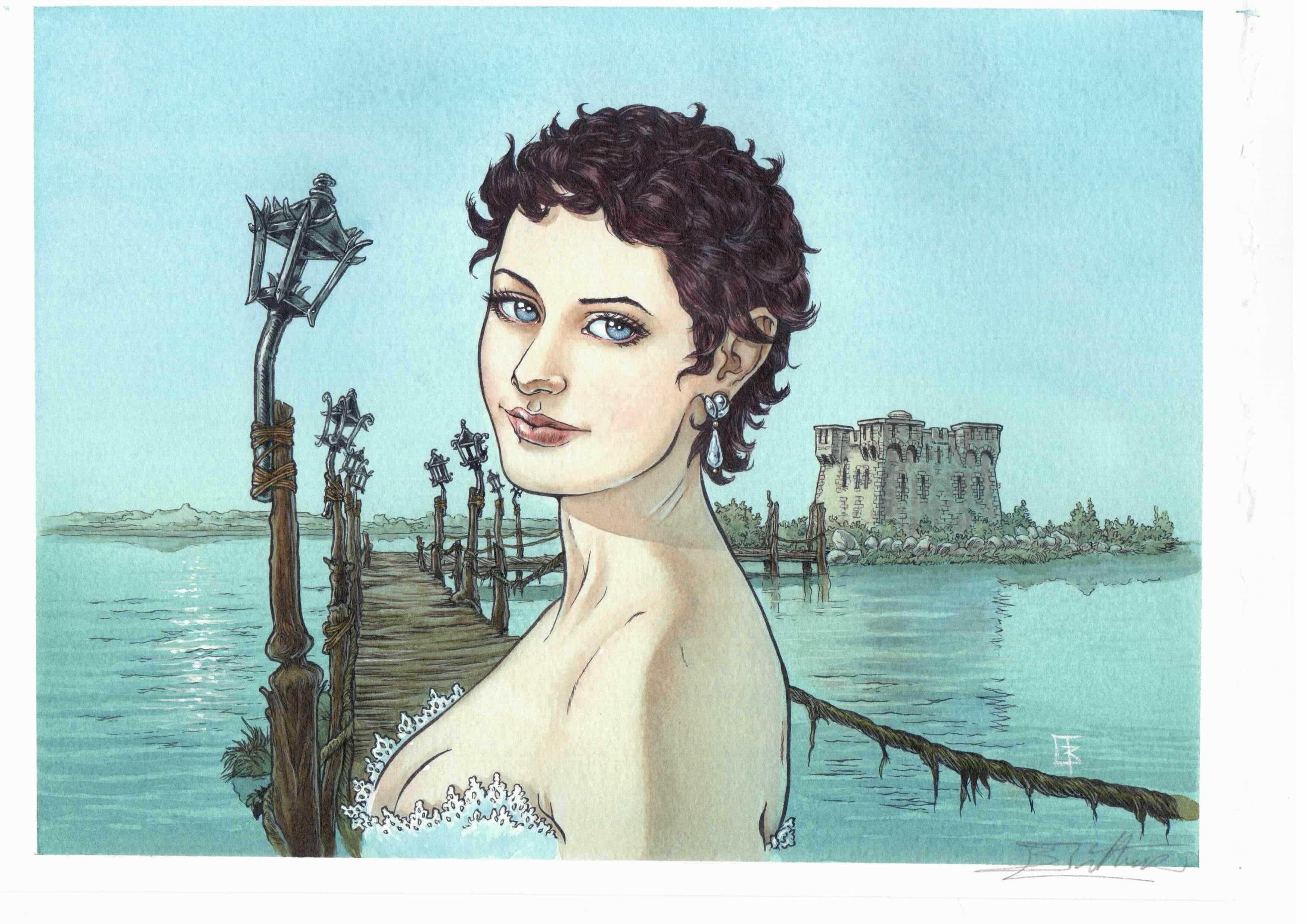 Le BOIS DES VIERGES par Béatrice Tillier Illustration originale