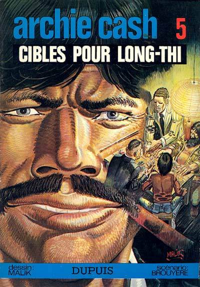 Affiche Cible Police – Malik (William Tai) – Années 90 – Reproduction Sous Licence – 90x64 Cm