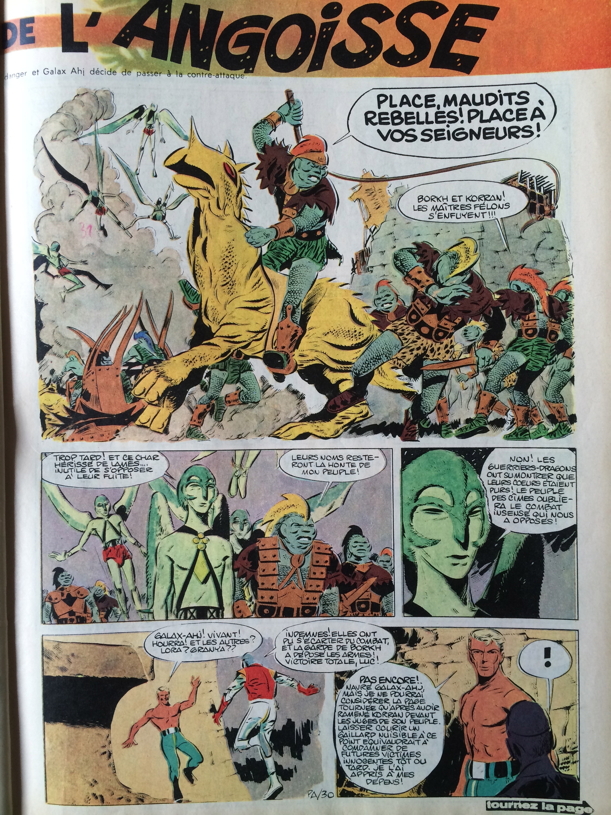 Les Pages De L'angoisse Luc Orient - La planète de l'angoisse par Eddy Paape, Greg - Planche