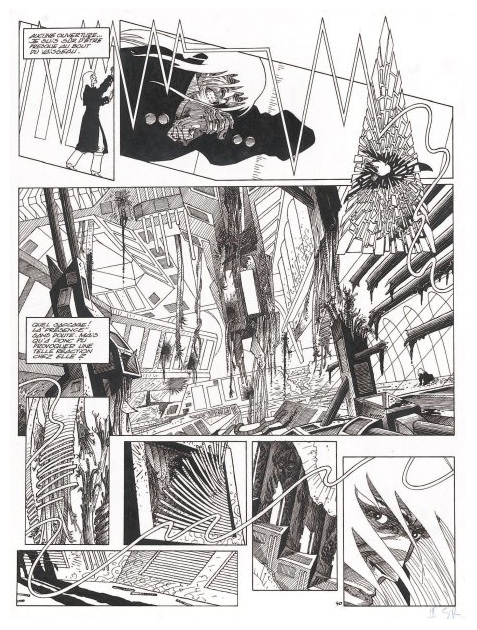 Rork Descente par Andreas Planche originale