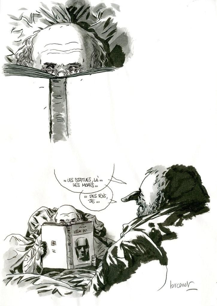 Blast - original comic art