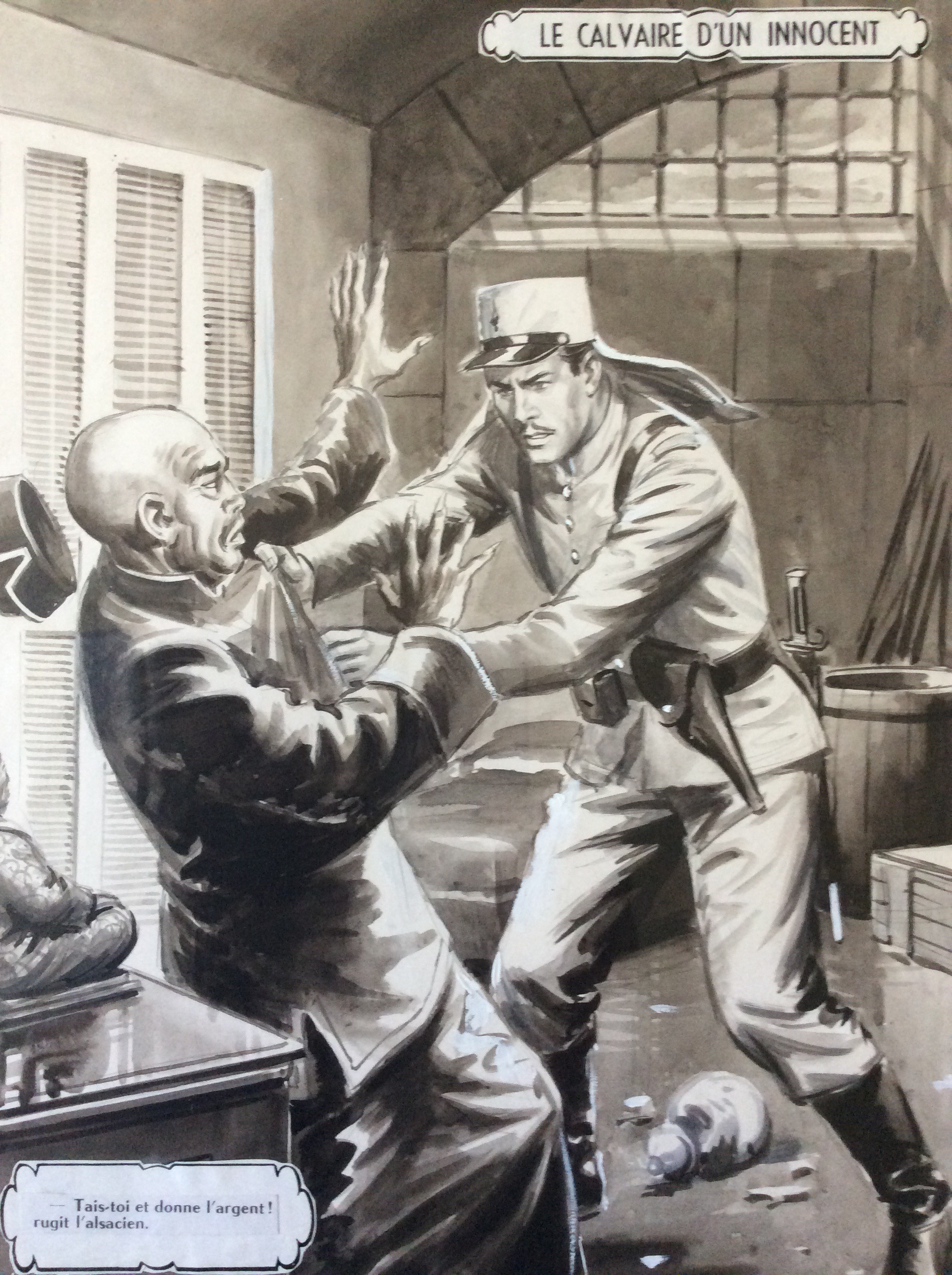 Claude Nolibé Le Calvaire D Un Père Le calvaire d'un innocent par Enzo Magni - Illustration