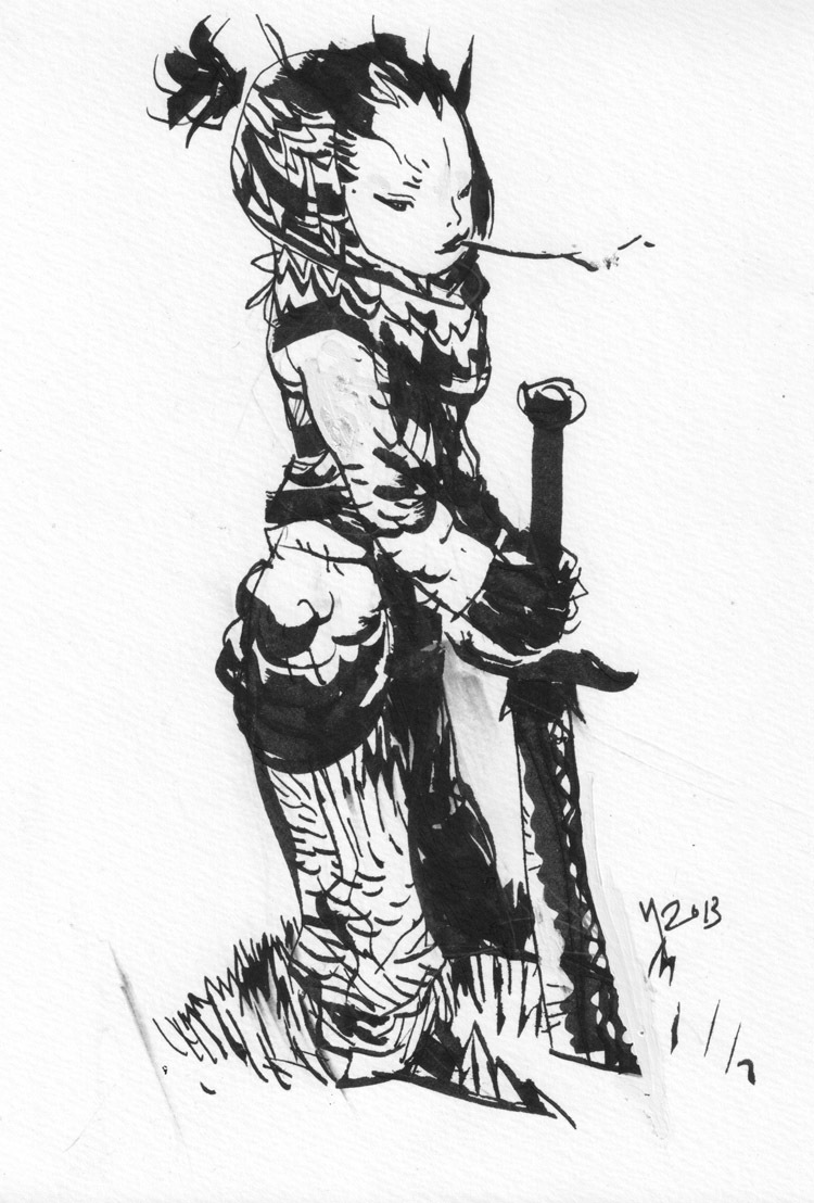 Nicolas Nemiri - original comic art