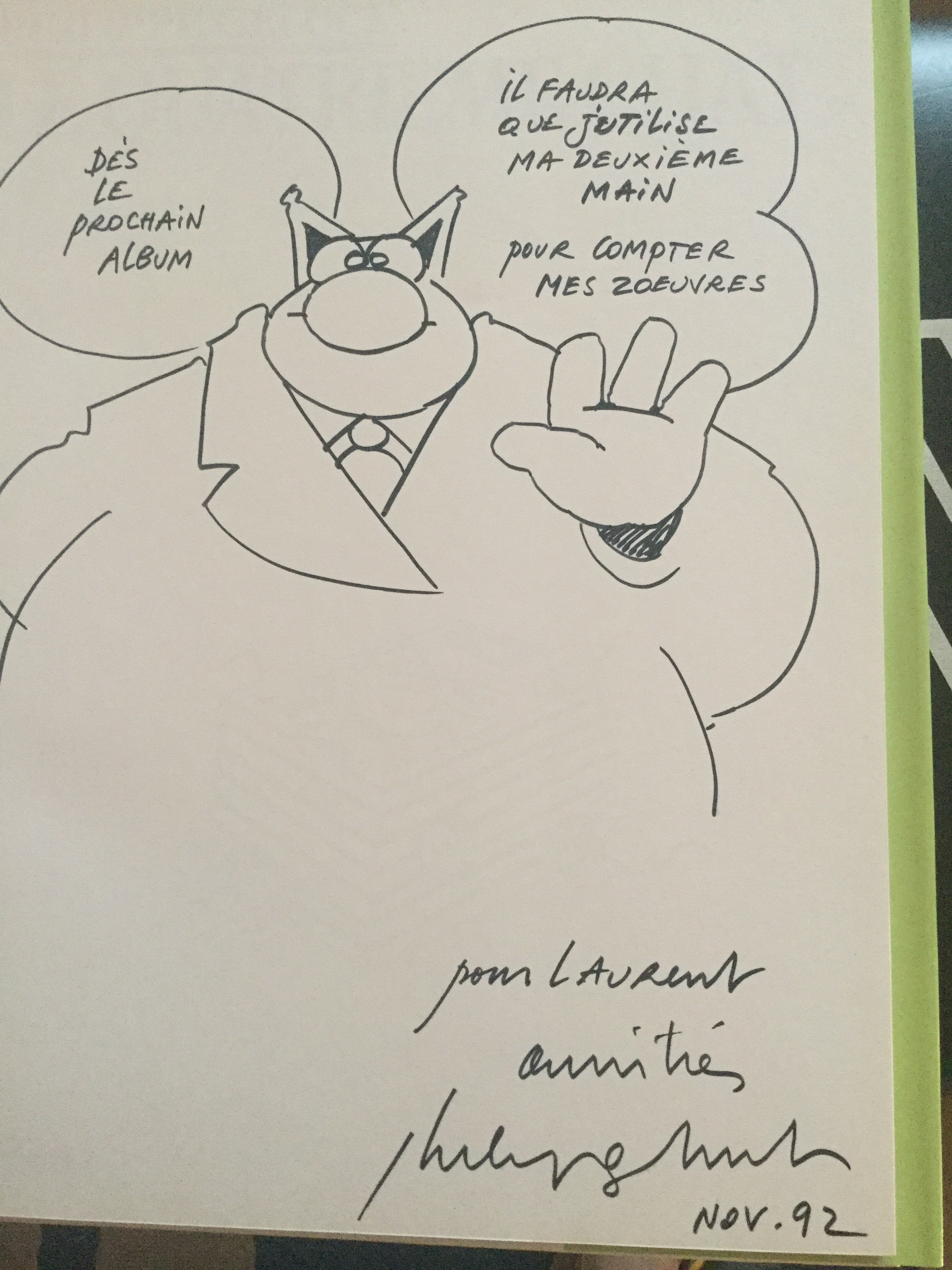 Le Chat Par Philippe Geluck D dicace le-chat-par-philippe-geluck-d-dicace