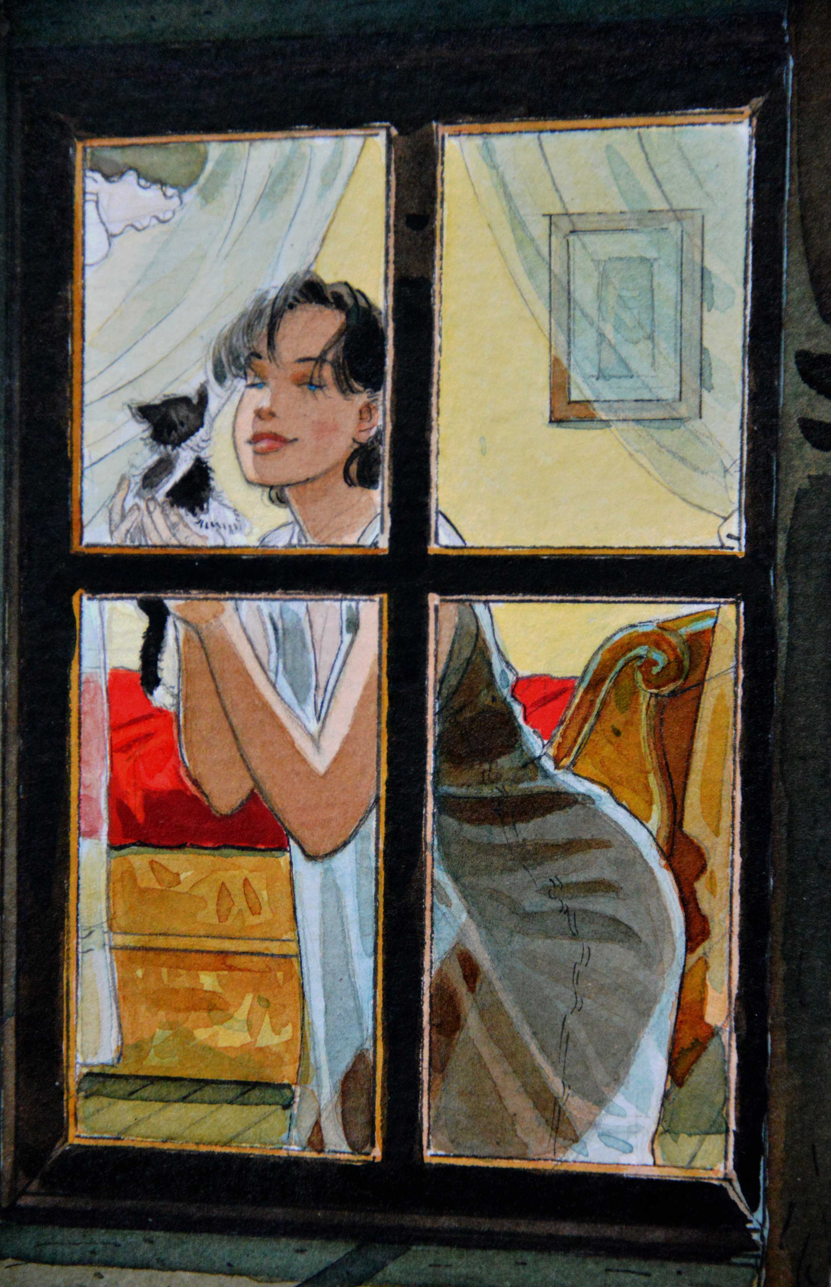 Gibrat, Le Sursis, tome 1 par JeanPierre Gibrat Planche originale