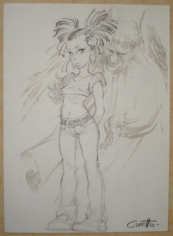 Angel Face by Fernando Caretta - Illustration