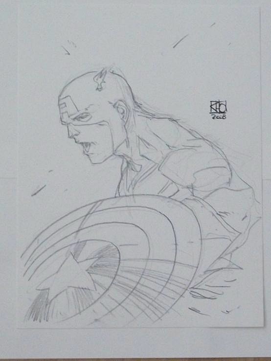 Pham - Captain America by Khoi Pham - Sketch