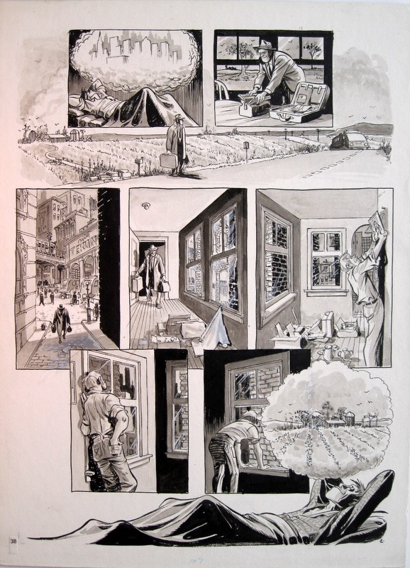 Space par Will Eisner Planche originale