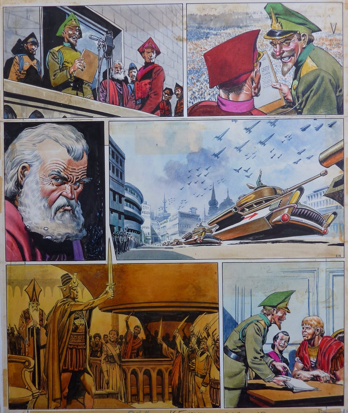 The Trigan Empire The Puppet Emperor page 25 par Don Lawrence