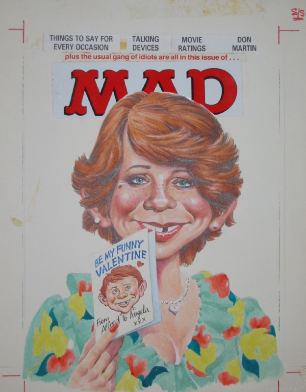 Mad Magazine (UK edition #274) by Harry North - Original Cover