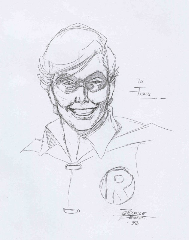 George Perez Robin by George Perez - Sketch