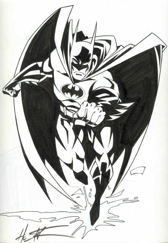 Phil Hester Batman - Illustration