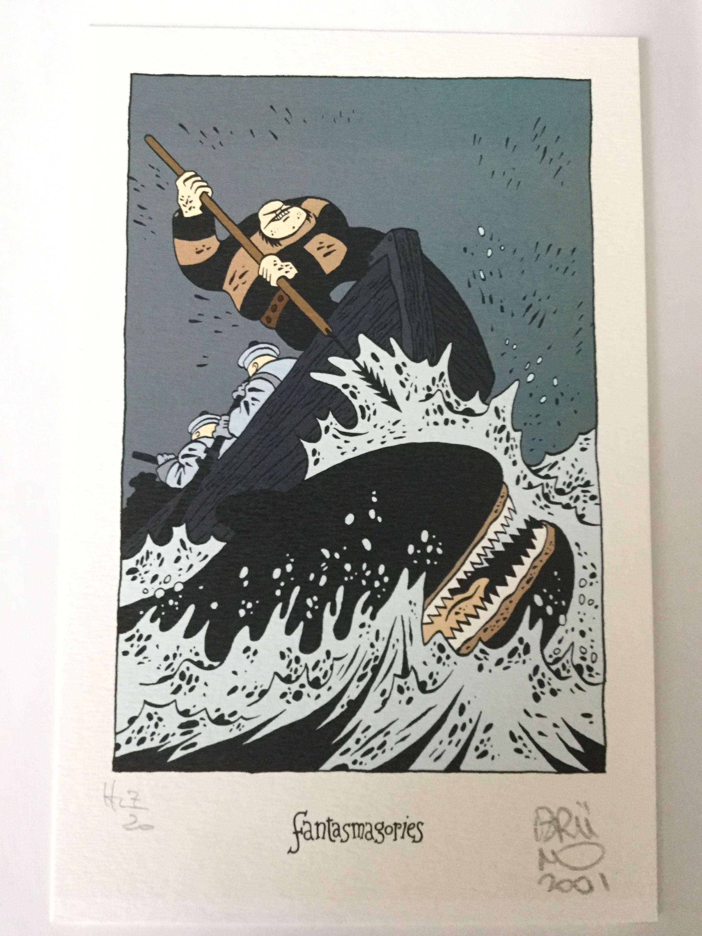 Brüno, Le Harponneur Ned Land Illustration originale