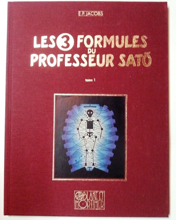 Edgar Pierre Jacobs, Crayonné Les Trois Formules du Professeur Satō Œuvre originale